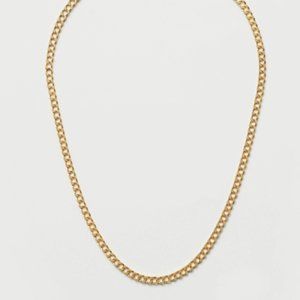 Lucy Williams x Missoma flat curb gold chain necklace